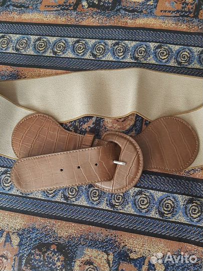 Ремень женский широкий резинка