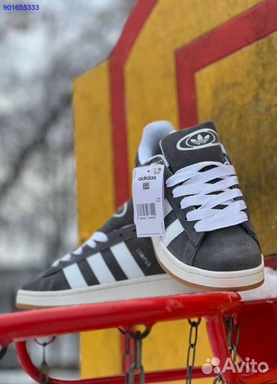 Кроссовки мужские Adidas Campus серые