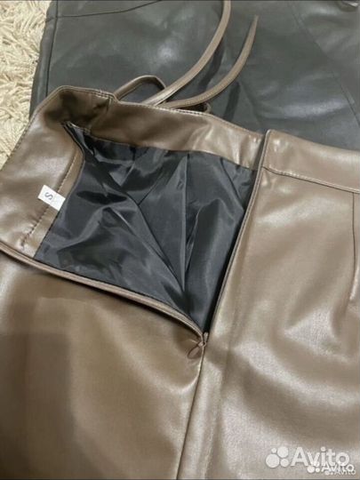Юбка кожаная 38 40