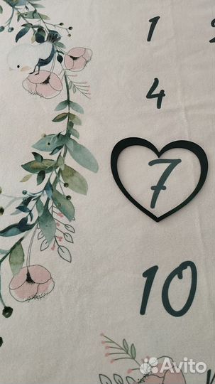 Плед фотофон для новорожденного