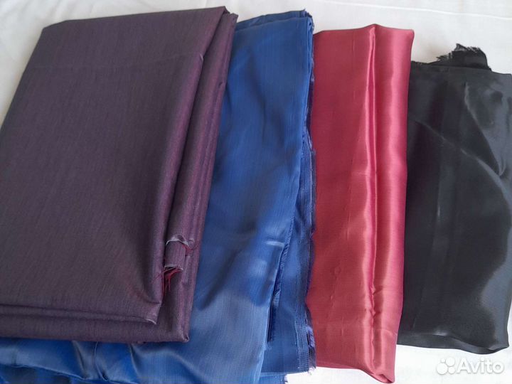 Ткани из СССР костюмная и. Подкладочная саржа