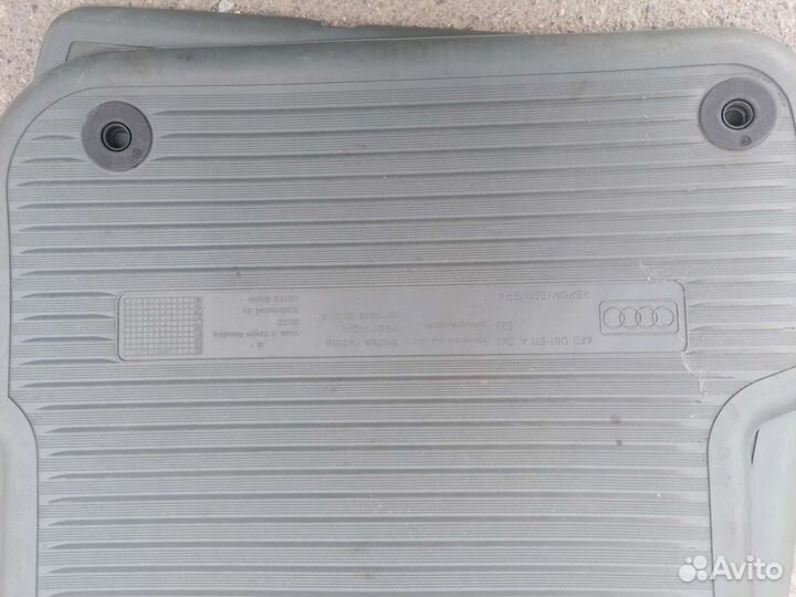 Оригинальные резиновые коврики ауди а6 с6