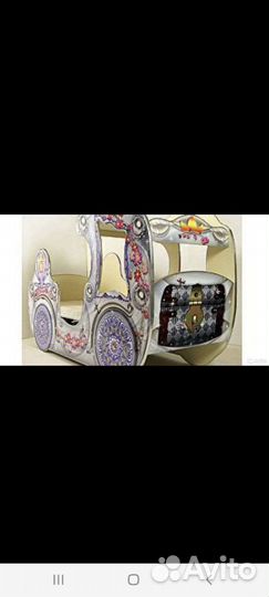 Детская кровать карета