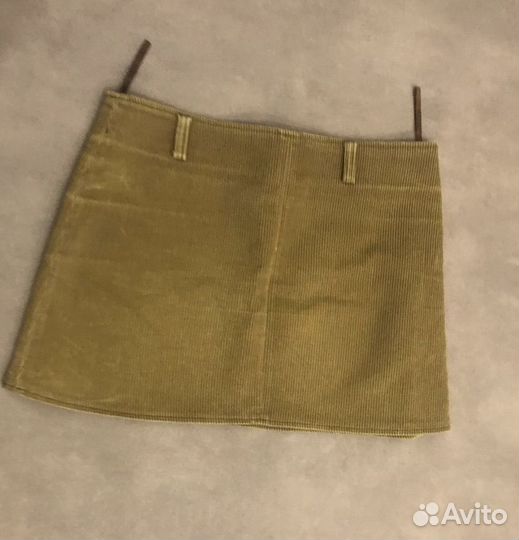 Юбка коричневая мини