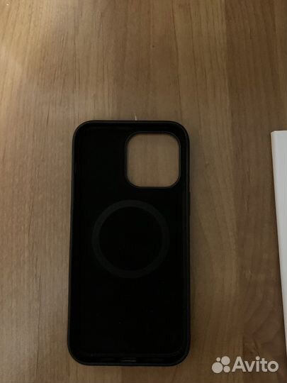 Оригинал кожаные чехол iPhone 14 pro max