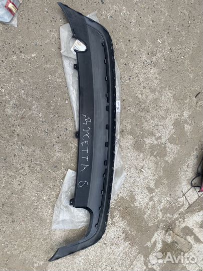 Юбка накладка заднего бампера фольксваген джетта 6