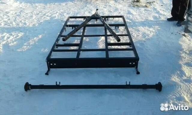 Рама + ось + дышло + документы 250 на 130 см набор