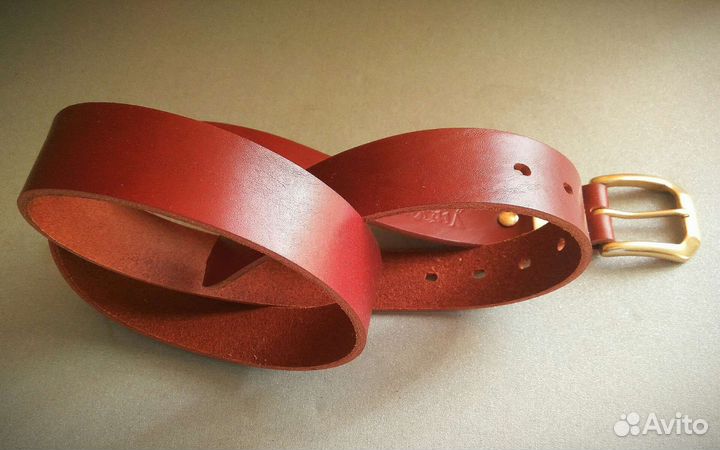 Кожаное стильное рыжье*