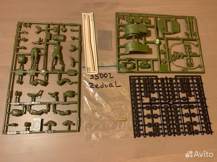 Модель танка бт-7 с экипажем и мет стволом Здезда