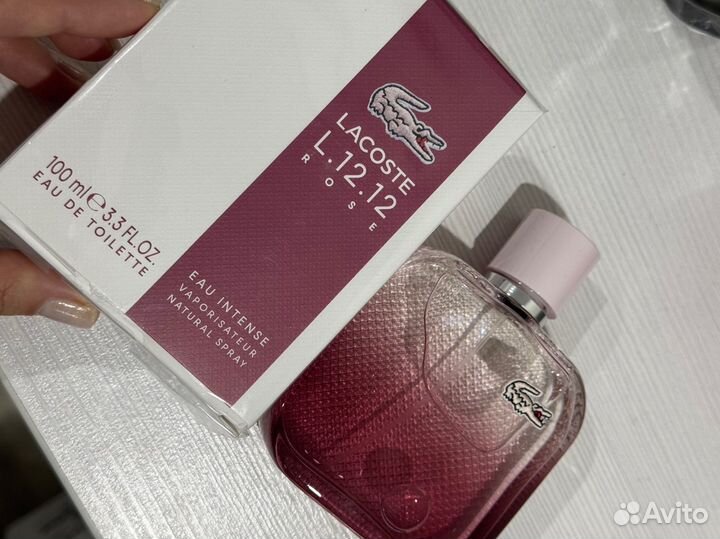Lacoste rose intense 100ml духи/парфюм новый