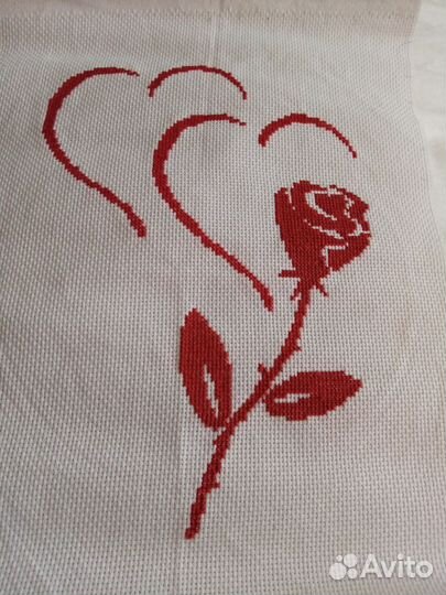 Вышивка крестом готовая работа