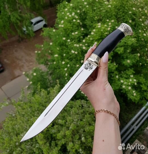 Пластунский нож (кованая Х12мф)