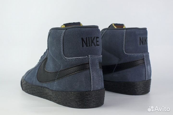 Кроссовки Nike Blazer Mid 77 Suede D.Grey / Black