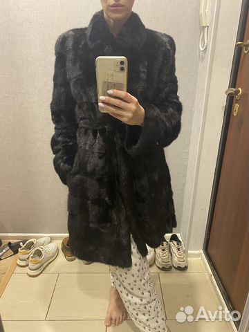 Шуба норковая поперечка