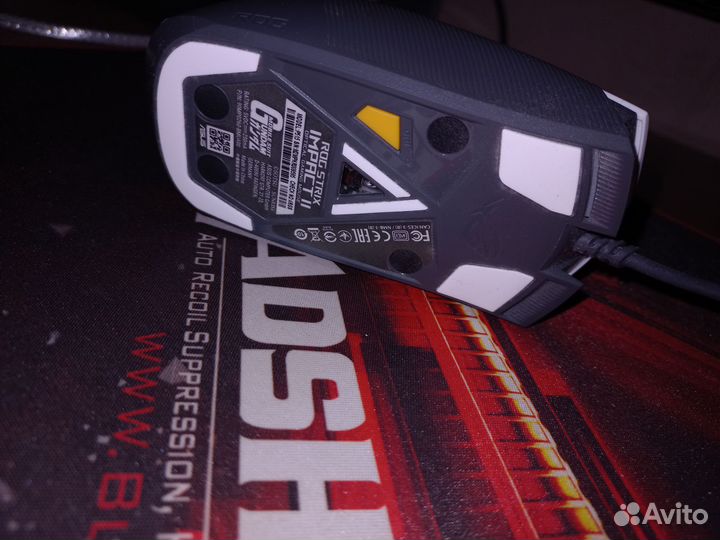 Игровая мышь asus ROG strix impact 2 gundam edit