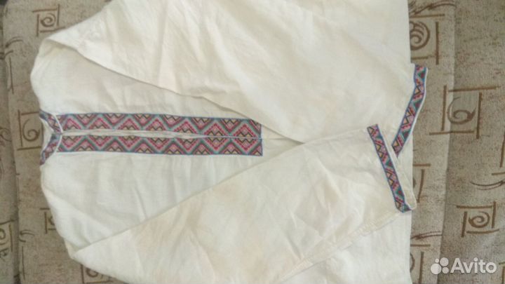 Рубаха нательная с орнаментом коллекционная