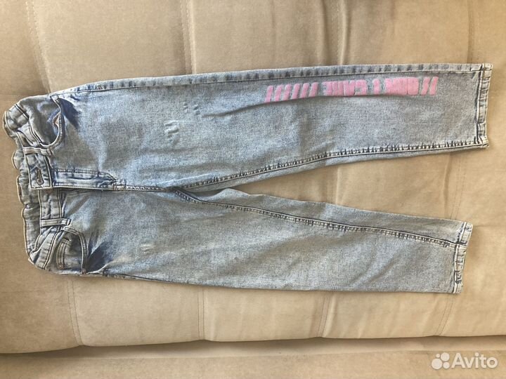 Джинсовый костюм для девочки 134