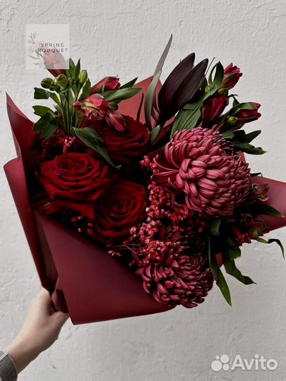 Букет пионовидные розы с доставкой