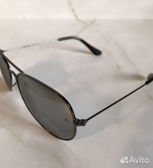 Очки Ray Ban Aviator зеркальные, новые