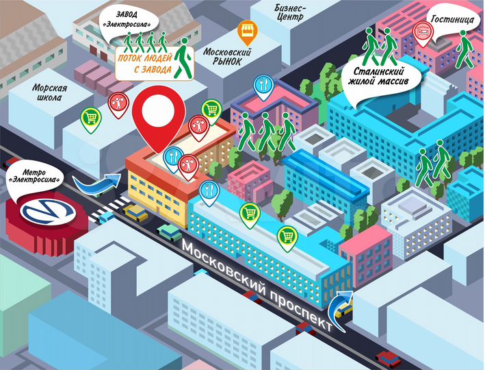 Торговая площадь, 18 м²