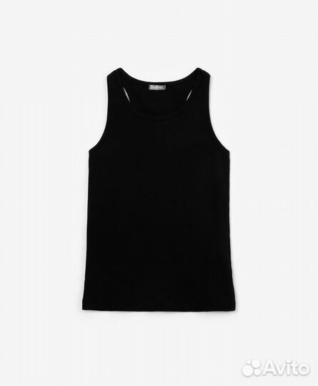 Майка трикотажная черная Gulliver, размер 1