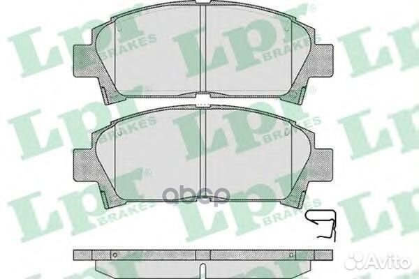 Колодки тормозные дисковые 05P573 Lpr