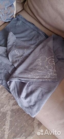 Слинг шарф Бамбук серый графит