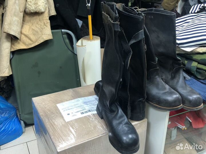 Сапоги юфтевык армейские оригинальные