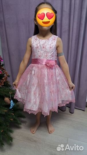 Нарядное платье для девочки 110 - 122