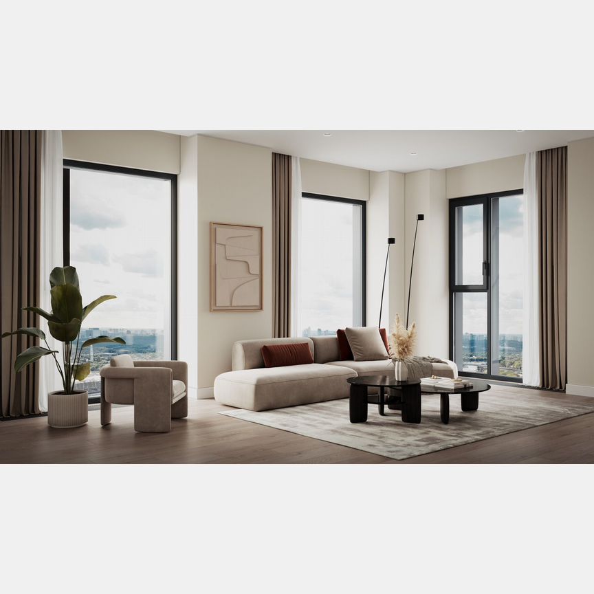 2-к. квартира, 35,5 м², 55/64 эт.