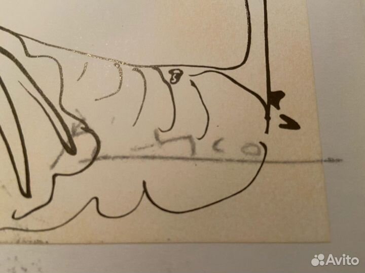 Пабло Пикассо. Подлинная литография с подписью