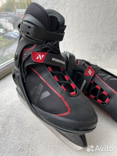 Коньки хоккейные nordway 39р, бу 3 раза