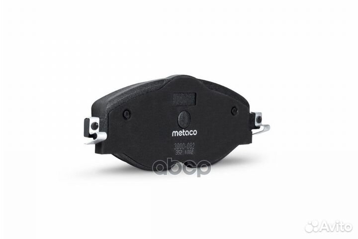 Колодки тормозные дисковые 3000-082 metaco