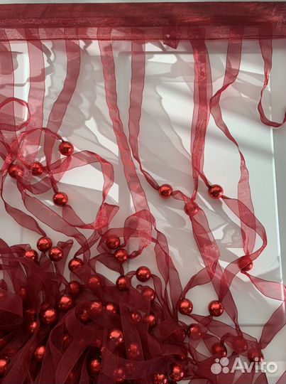 Новогодняя декоративная шторка Нидерланды