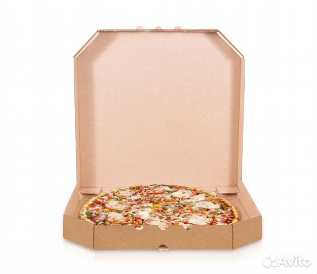 Коробка для осетинских пирогов и пиццы 30см