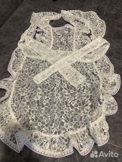 Белый школьный фартук134