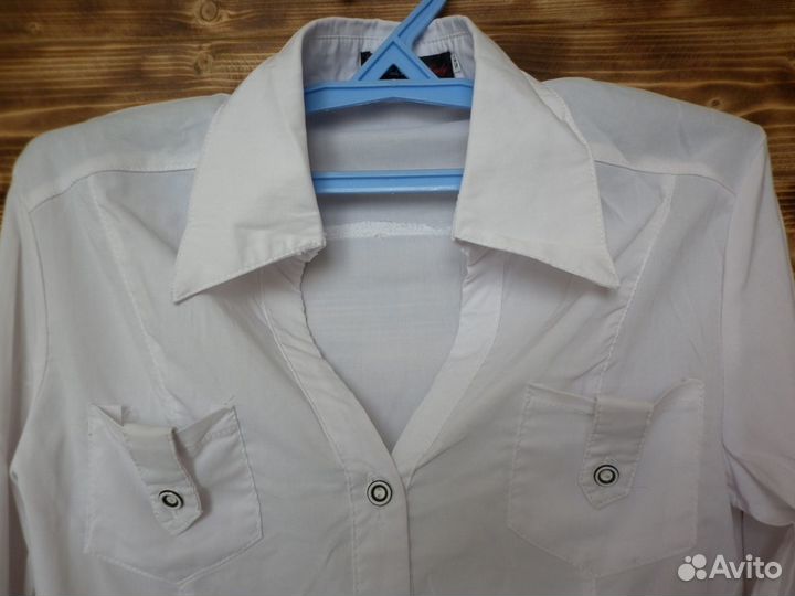 Блузка турецкая белая девушкам 42-44 размера