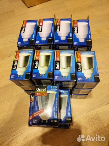 Лампочки энергосберегающие GU10, GU5.3
