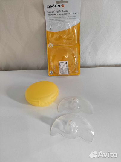 Накладки на грудь medela, силиконовые