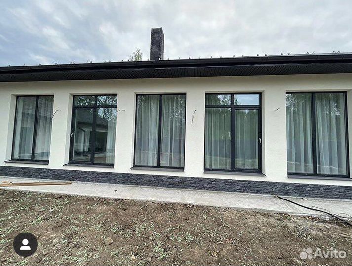 Панорамные окна, для дома и дачи veka