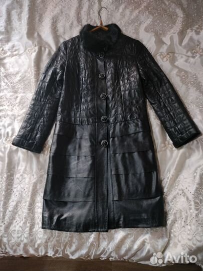 Кожаный плащ женский натуральная кожа