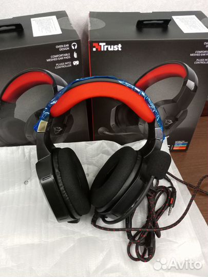 Игровые наушники гарнитура Trust