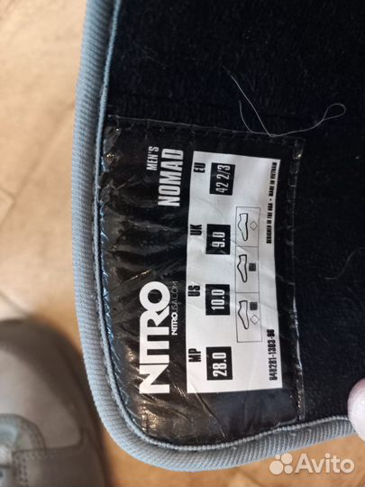 Ботинки для сноуборда мужские - женские р 41