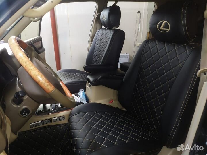 Авточехлы экокожа / новые