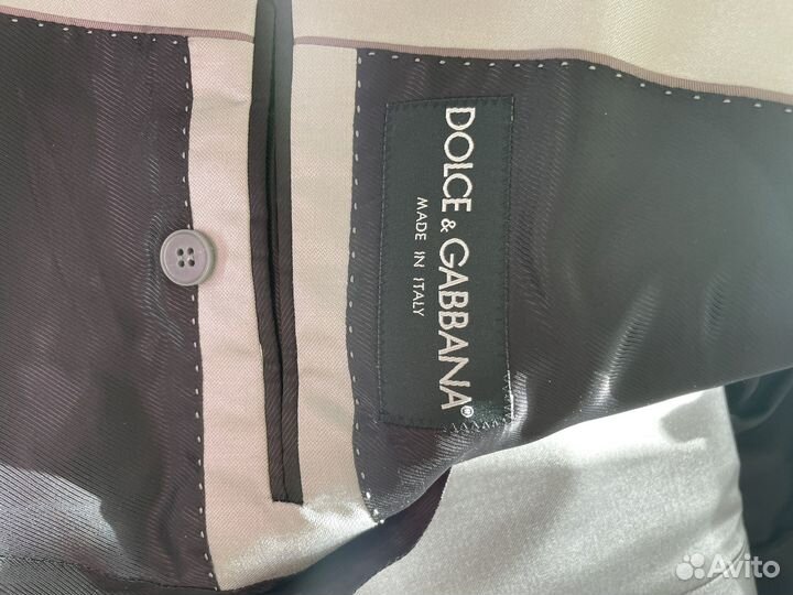 Костюм серый Dolce Gabbana