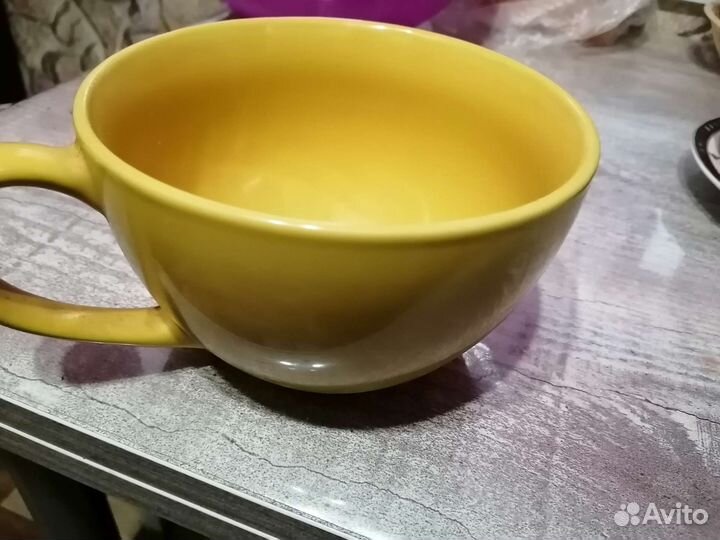 Тарелка и стаканы для дачи