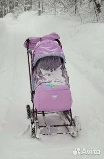 Санки-коляска