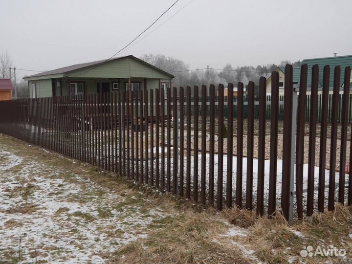 Откатные ворота с установкой