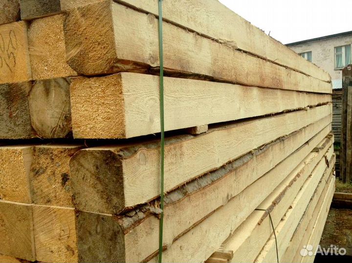 Брус обрезной ест. влажности опт