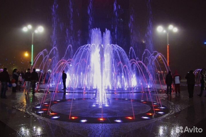 Пешеходный фонтан